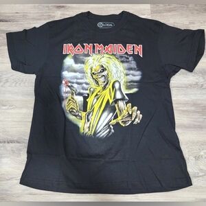 Iron Maiden Killers Black Tee 2XL - New Without Tags